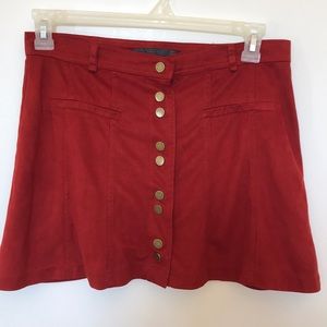 ZARA Fall Suede Skirt 🍁